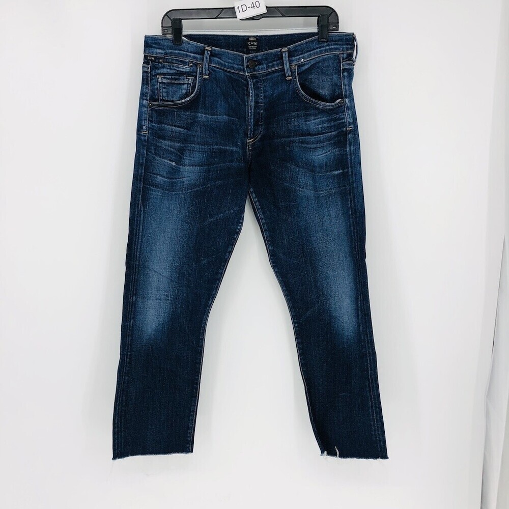 Citizens of Humanity Women Emmerson Slim Blue Mid Rise Casual Jeans Sz 30 Cotton